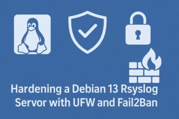 Hardening a Debian 13 Rsyslog Server with UFW and Fail2Ban