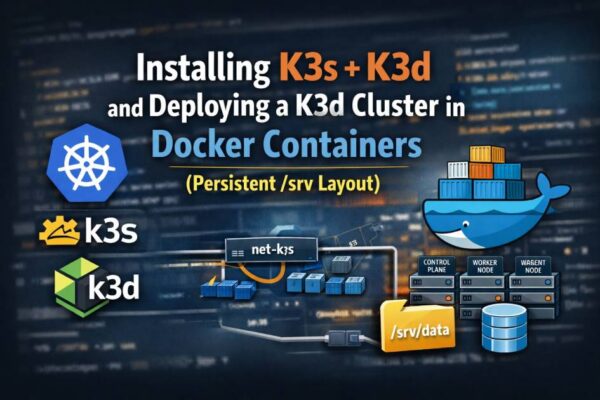 Installing K3s + K3d and Deploying a K3d Kubernetes Cluster in Docker